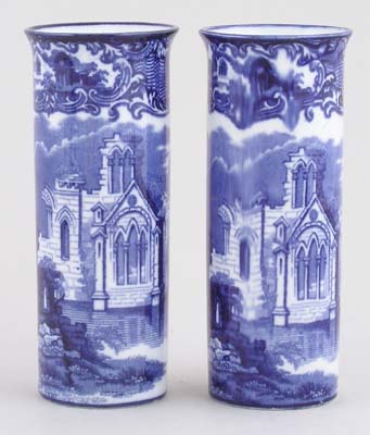 Vases Pair Spill c1910